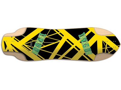 Invasion by JET Peanut Eddie V Longboard-Deck 34 x 9.5