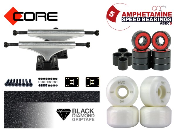 Skateboard Achsen Set-up Core silver 5.0