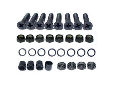 Low hardware set cross recess 7/8" no risers