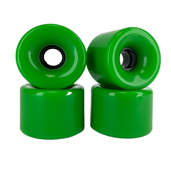 Blank Longboard Wheels Lime Green 70mm 80a