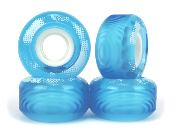 Impact Cruiser Wheels Clear Blue 53mm 83A