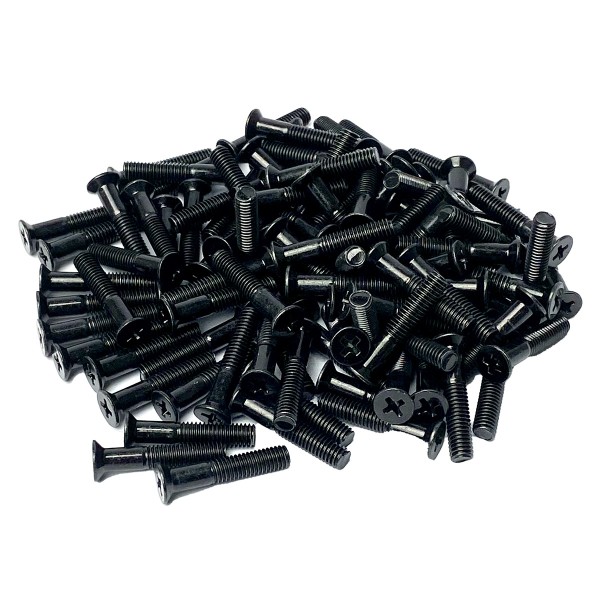 100 Mounting Screws Phillips 1 1/8 Inch "Round Head