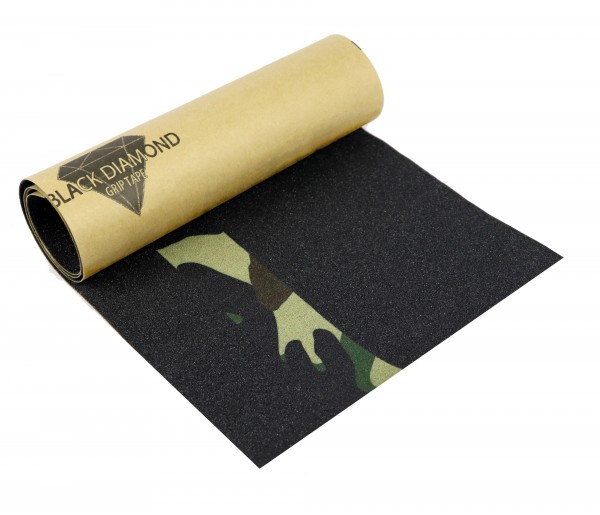 BlackDiamond Skateboard Griptape "Woodland camouflage"