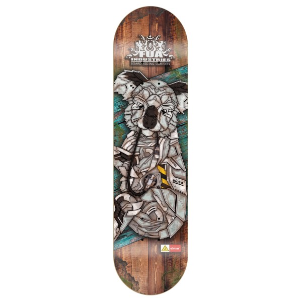 FUA x einsA ce Koala Skateboard Deck