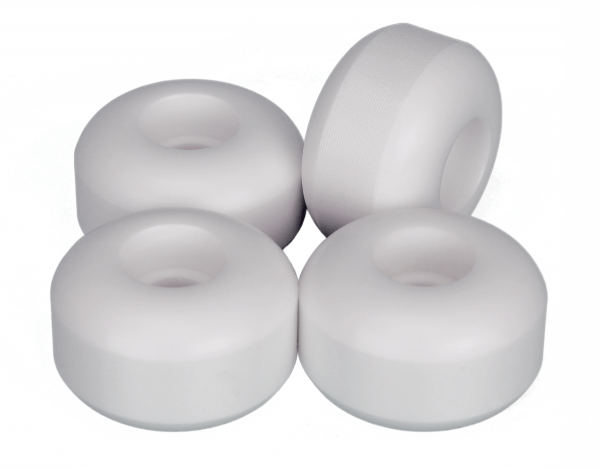 Blank Skateboard Wheels White 100a