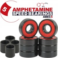 Amphetamine Bearings Skateboard Ball Bearings ABEC 5 Amphetamine Bearings Skateboard Ball Bearings ABEC 5