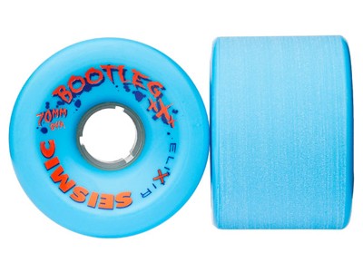 Seismic Bootleg Longboard Wheels 70mm 84A Opaque Blue