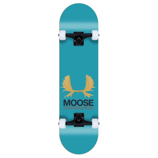 Moose complete Skateboard Antlers blue