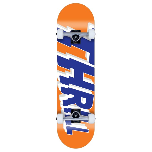 Thrill complete Skateboard Logo Orange