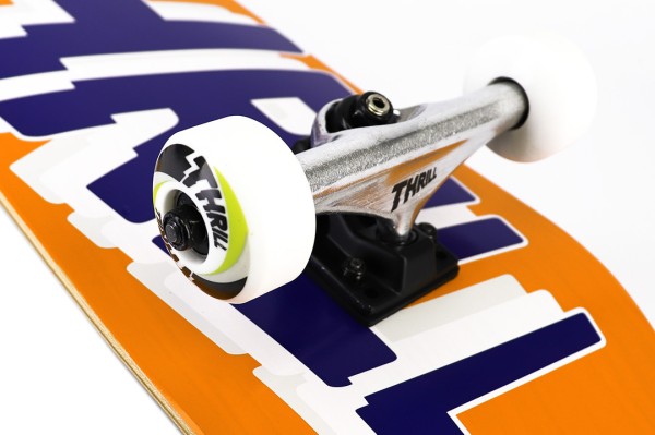 Thrill Kinder komplett Skateboard Logo Orange 7.25