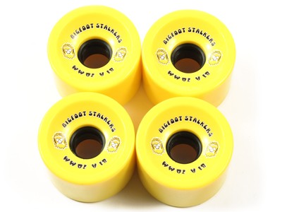 Bigfoot Stalkers Longboard Wheels Yellow 70mm 81a