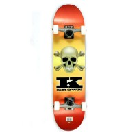 Krown Complete Skateboard Rookie Skull Fade 7.5 Krown Complete Skateboard Rookie Skull Fade 7.5
