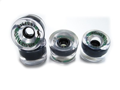 Bigfoot Paradise Longboard Wheels Clear 70mm 78a