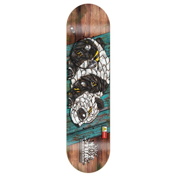 FUA x einsA ce Panda Skateboard Deck